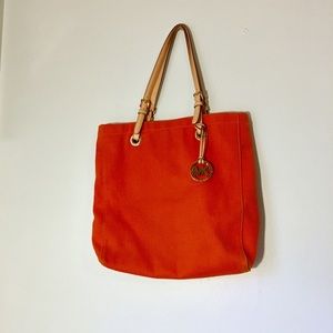 Micheal Kors Orange Tote